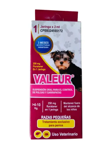 [932] DESPARASITANTE MASCOTAS VALEUR JERINGA 4KG-10KG 