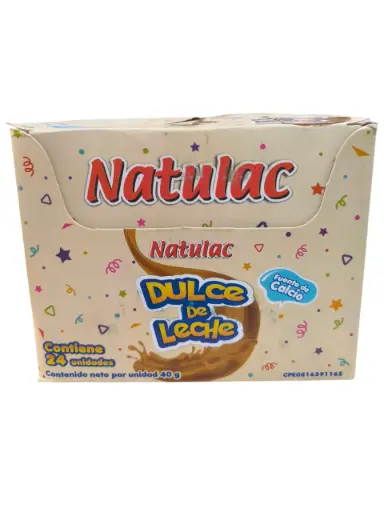 [835] DULCE DE LECHE NATULAC TUBO 40GR X24 UND