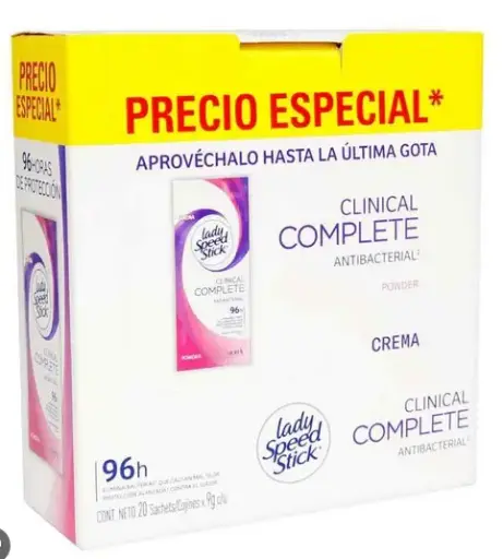[251] DESODORANTE LADY SS CLINICAL POWDER 20X9G  