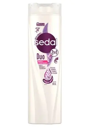[963] SEDAL SHAMPOO 2 EN 1 FRASCO 340ML