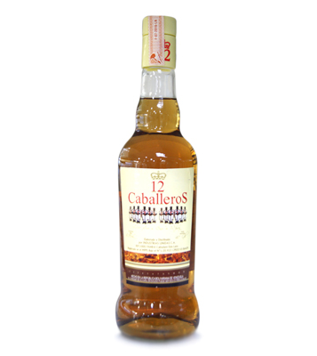 [970] WHISKY 12 CABALLEROS 1L