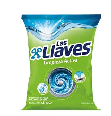 [960] DETERGENTE LAS LLAVES LIMPIEZA ACTIVA CITRIC 400GR 