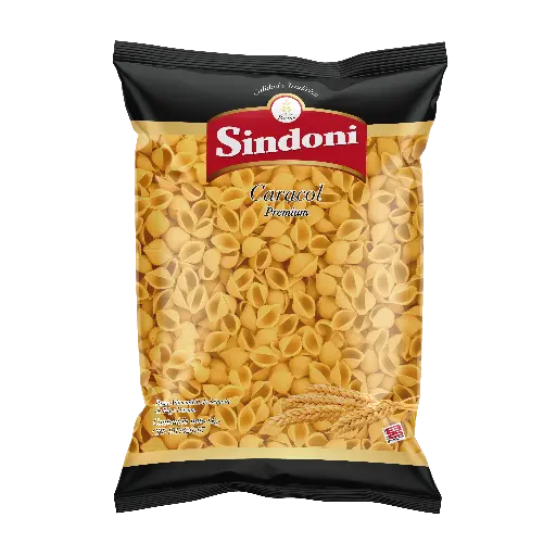 [985] PASTA CORTA SINDONI PREMIUN CARACOL 500gr UND