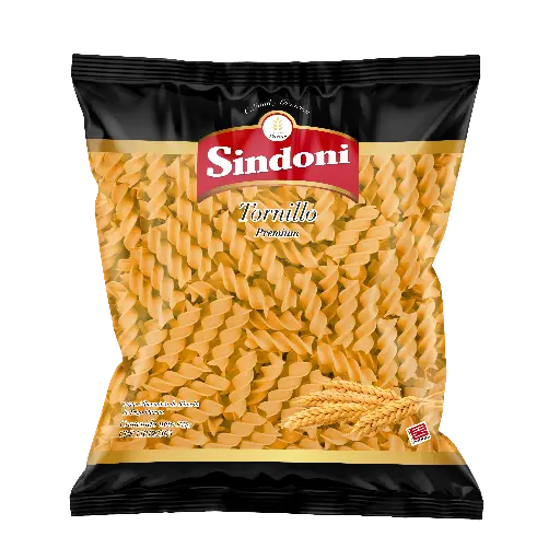[994] PASTA CORTA SINDONI PREMIUN TORNILLO 500gr UND