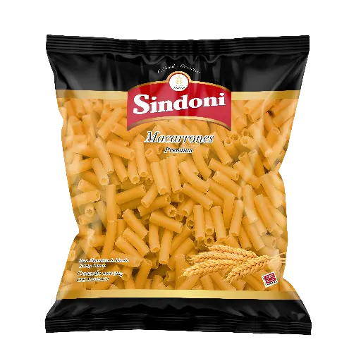 [989] PASTA CORTA SINDONI PREMIUN MACARRONI 500gr UND