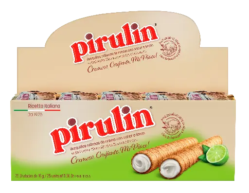 [662] PIRULIN LIME ESTUCHE 16gr 1X25 CAJA