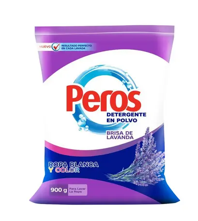 [513] PEROS DETERGENTE EN POLVO LAVANDA 900GR
