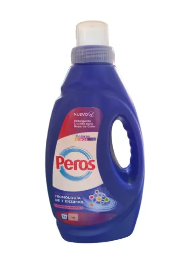 [654] PEROS DETERGENTE LIQUIDO ROPA COLOR 1L