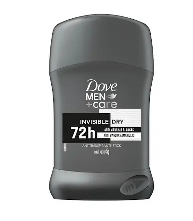 DESODORANTE DOVE BARRA MEN INVISIBLE DRY X45GR   