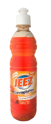 LAVAPLATOS LIQUIDO JEEZ LIMON 500ML