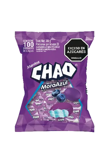 CARAMELO CHAO MORA X100 PAQ