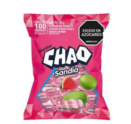 CARAMELO CHAO SANDIA X100 PAQ 