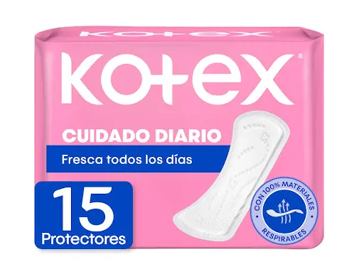 KOTEX PROTECTOR CUIDADO DIARIO X15UND 