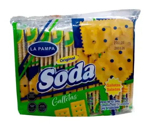 GALLETA SOCIAL LA PAMPA PAQ 240GR 