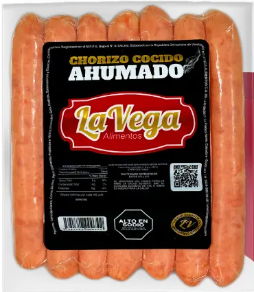 CHORIZO AHUMADO LA VEGA PAQUETE 1X7