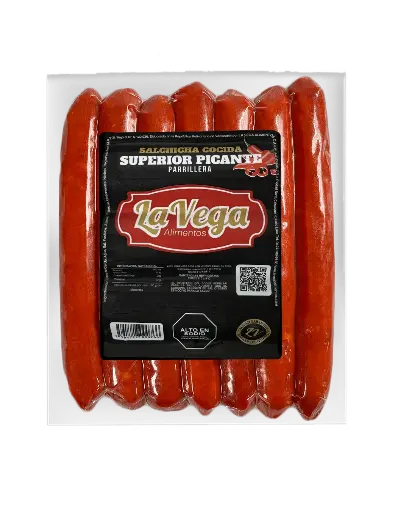 CHORIZO PARRILLERO PICANTE LA VEGA CAL21 PAQ 1X7