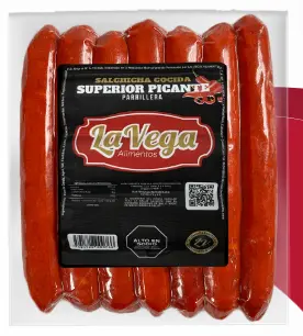 CHORIZO PARRILLERO PICANTE LA VEGA CAL21 PAQ 1X7
