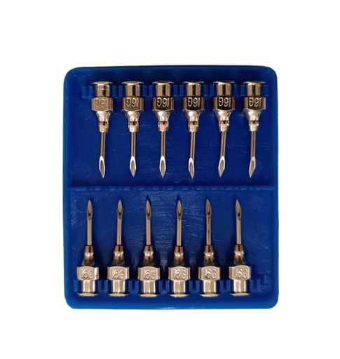 AGUJA REUSABLE 16 X 1/2 (SUB CUTÁNEA) UND 