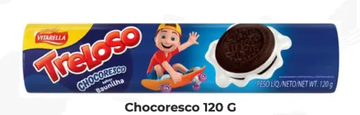 TRELOSO CHOCORESCO TUBO 120Gr UND