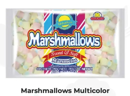 MARSHMALLOWS MULTICOLOR 255gr UND