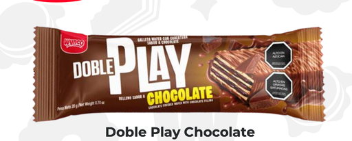 DOBLE PLAY CHOCOLATE DISPLAY X12